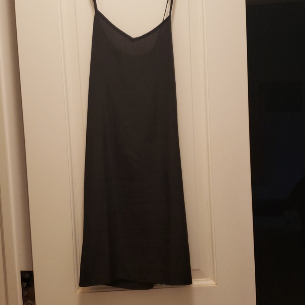 Forever 21 black silky slip